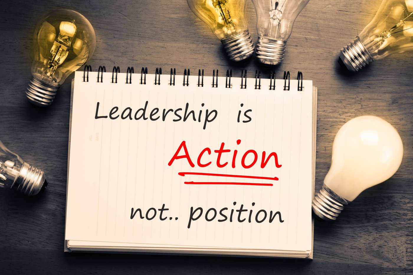 Leadership is action